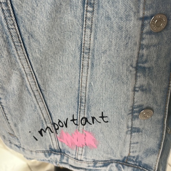 Super cool Zara Jean jacket NWT - Picture 6 of 12
